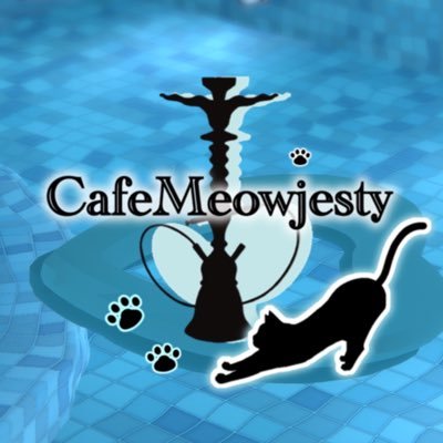 VRCafeMeowjesty's profile picture. 猫×シーシャ×海による癒しイベント。当店の猫は全てQuQu様のアバター「Qunyan」になります。「最上級の癒し空間を、あなたに提供します🐾」(グループhttps://t.co/9vXqPnjCVS)(タグ #VRCafeMeowjesty)