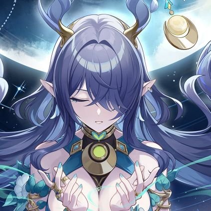 LunaEnvoy's profile picture. Independent portrayal of Lauma from Genshin Impact. MDNI Mun Pronouns: She/They/Xe