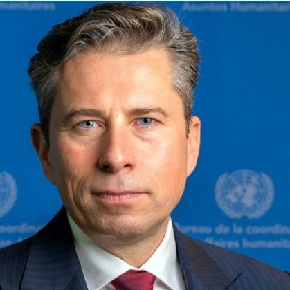 Currently the UNDER-Secretary General for Humanitarian Affairs & Emergency Relief.