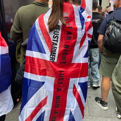 FullerJuli71632's profile picture. Just Jules, wanting a peaceful life.  advocate for free speech. Want a better life for my children and grandchildren. Not far right. LOVE  MY COUNTRY ❤️