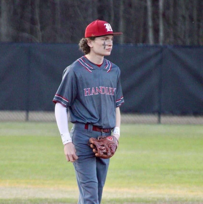 #uncommitted/Handley high school/ 2027/3.6 GPA/RHP,OF/FB: T 80 / 5,10 140lbs/Contact: 334-338-2871/ email: 27murrjl@roanokecityschools.org/ Instagram:lukemurr15