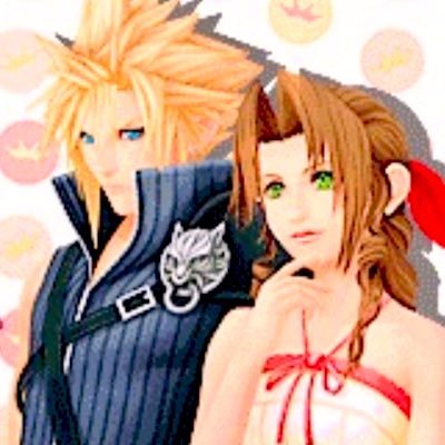 Cloud and Aerith my favorite lovebirds 🐥🐥 ♡ Clerith ♡ FF7 (#クラエア)♡ anime ♡ 2️⃣1️⃣🆙 Banner artist: @Knowelspole