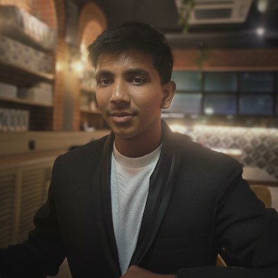 ChandreshG75226's profile picture. " Python | Building Projects | Future ML Engineer 🚀
-15yr