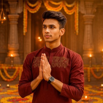 arjun_tiwari1's profile picture. Pandit Arjun Tiwari 🇮🇳 | Vedic scholar & ritual priest | Astrology, mantras & puja seva | Helping you find inner peace & cosmic clarity