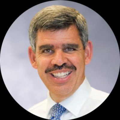 President, Queens' College, Cambridge Uni. Allianz Advisor. Gramercy Chair. Wharton Prof. Lauder Sr Fellow. Chair of UnderArmour Board. Former Pimco CEO/co-CIO.
