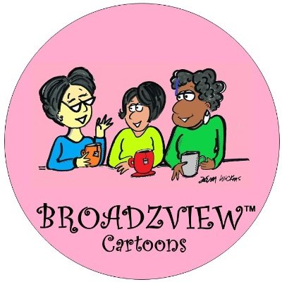 Cartoonist/writer & creator of Broadzview cartoons, proud mom, and corgi owner.