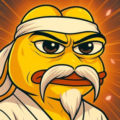 Senpepeofficial's profile picture. ⚡️ SenPepe – The Yellow Sensei of Meme Coins. Born in the dojo, trained for the moon. 🚀🐸 https://t.co/bIyyzm4ERq