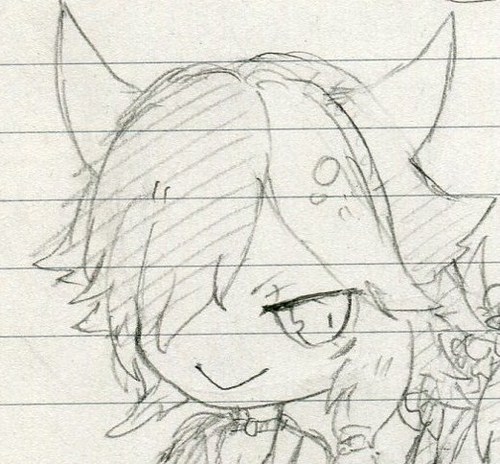 Enemybot_love's profile picture. 水玲(@Enemy_love)のオリキャラbot。水玲の敵キャラへの愛がおしみなくそそがれた結果、エロくて、中2病末期で、ちょっと甘えん坊な、式神さんができたよ！それがこの子です。詳しいことは→http://t.co/nmCPJjLuNn