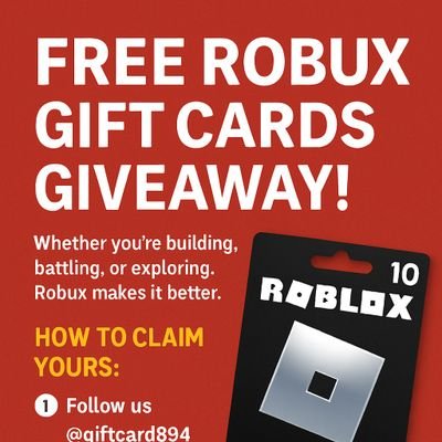 ROBLOXfree29863's profile picture. Get your free Roblox gift cards here! Daily giveaways and contests. Turn on notifications so you don't miss out!