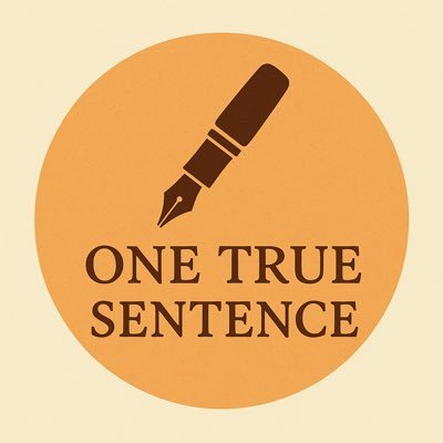 OneTrueSentence's profile picture. Writing isn’t hard. We tell ourselves it is. Join me on the journey of writing one true sentence everyday for 365 days.