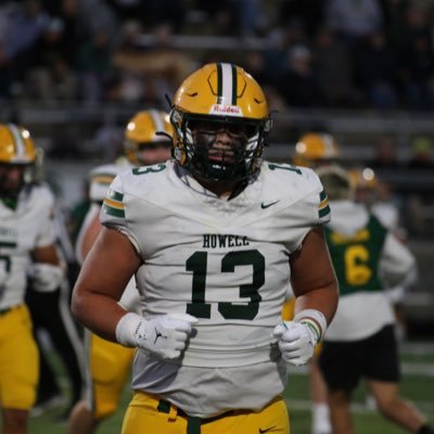 |@AF_Football Commit|Howell HS(MI)| Class of ‘26| 6’4 270 lbs| TE/DE/DT| 4.02 GPA| MY CELL 248-921-1816| FIRST TEAM ALL CONFERENCE (KLAA)| ALL COUNTY|