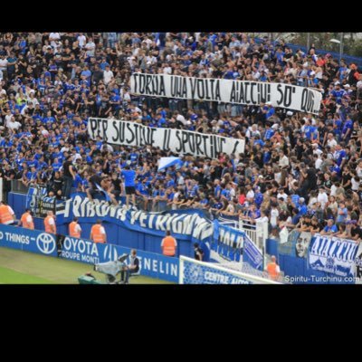 TRIBUNA PETRIGNANI 💙🤍..FORZA BASTIA 💙🤍