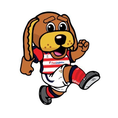 Official mascot of @drfc_official, I live in Donny Dog's Kennel in the @clubdfoundation Family Stand. Come along on and join me on matchday.