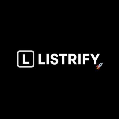 LISTRIFY's profile picture. Token Listings 📈 | PR & Marketing 📢 | Market Making ⚡ | Hiring Crypto Teams 👥 | Daily Market Insights 📊