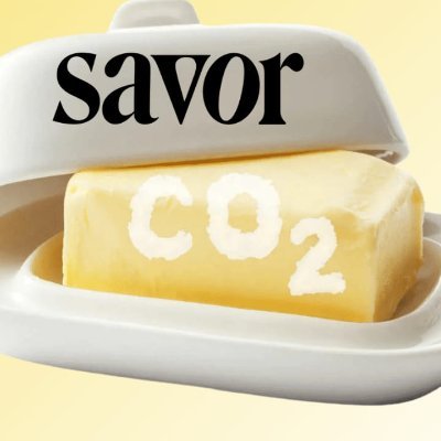 co2tokenai's profile picture. Savor is a startup Bill Gates backs that makes a butter alternative from carbon dioxide and hydrogen, bypassing the need for cows or plants and significantly.