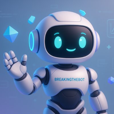 BreakingtheBot's profile picture. What's interesting with AI...

Teaching AI how to think like humans & humans how to think like systems.
