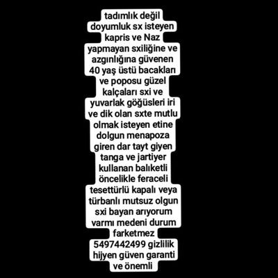 40 yaş üstü bacakları poposu güzel kalçaları sxi yuvarlak göğüsleri iri dik etine dolgun kapalı olgun mutsuz sxi byn arıyorum medeni durum frketmz 5497442499
