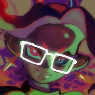 a gay ass vampire ▫️21▫️They/them lesbian▫️🇺🇸/🇵🇦▫️worshiper of Marina Ida▫️intj-t▫️ drawing splatoon lesbians... very slowly.