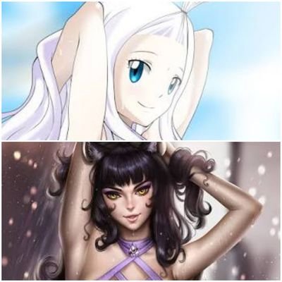 Fairy Tail's Modal, Barmaid and Slut and Horny Faunus Ninja. Both Wanting and Needing to be fucked by everyone and everything.