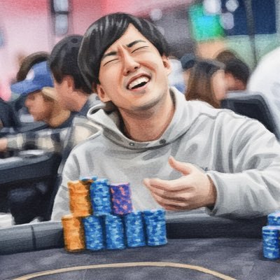 NoPokerNoLife's profile picture. 2022 KKPOKER LIVE TOKYO SUMMER “Main Event” CHAMPION🏆/1639 entries