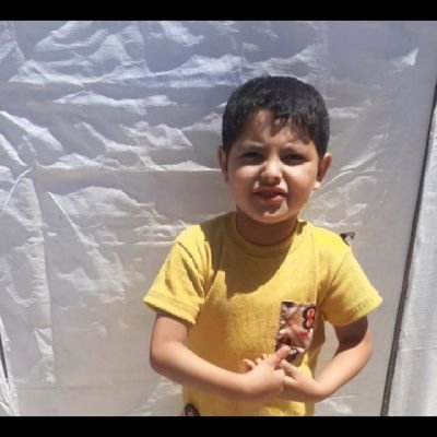 I am Umm Ahmed from Gaza. I hope you help me feed my children. There is no water or shelter. Look at us with mercy.
