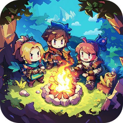 New_MapleIsland's profile picture. レトロなドット絵で楽しむ、やり込み要素満載の放置型冒険RPG、さあ出発だ！