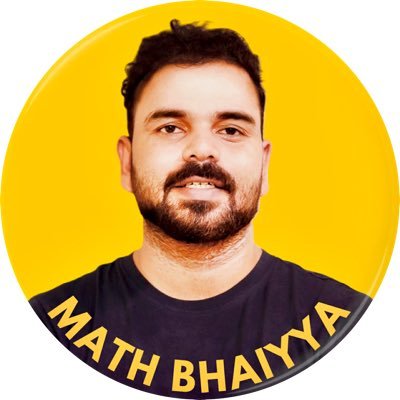 MathBhaiyya's profile picture. Maths se karo dosti