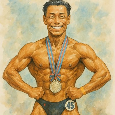 dgEOZcKNwrfnOaG's profile picture. マラソン×ボディビルの二刀流。フル3時間切りを目指す走る筋肉であり、POWER BUILDING CLASSIC王者で三刀流を夢見るおじさん。2025JBBF大阪マスターズボディビル優勝 65kg以下級5位