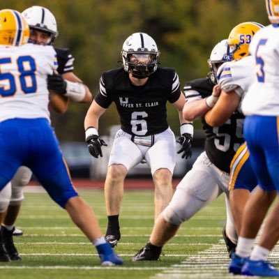 Upper Saint Clair 27’ | MLB/RB | 6’0 215 | 4.1 GPA | 1200 SAT | 2x 5A all conference LB |