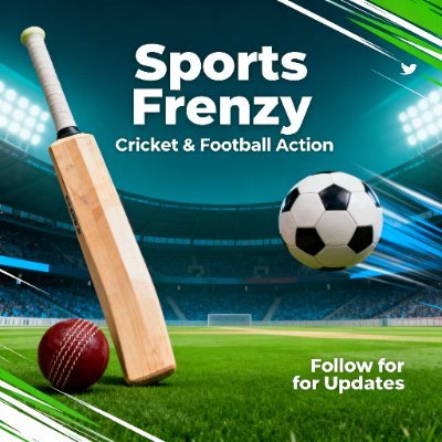 Passionate about all things sports 🏏⚽ | Cricket & Football enthusiast | Sharing the thrill of the game, latest updates, and highlights | Join the sports