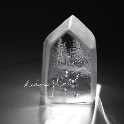 keino glass さんの教会のオブジェ　鹿 keino glass さんの教会のオブジェ 鹿 keino glass (@keinoGlass