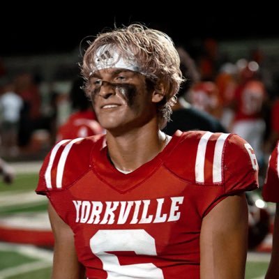 ‘26 SAF/ATH | 4.45 40 yard dash | 3.6 GPA | 6’1” 185lbs | Yorkville HS, IL | Father: 6 year NFL vet | Contact: 630-715-7721 | HC: dmcguire@y115.org
