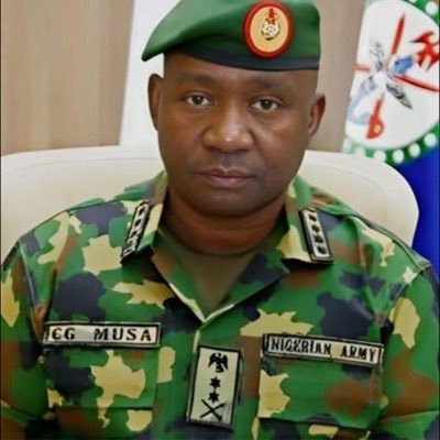 The official X handle of the 18th Chief of Defence Staff, Federal Republic of Nigeria