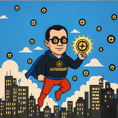 AsterDaddy_BSC's profile picture. “From Binance with love — AsterDaddy forever.”