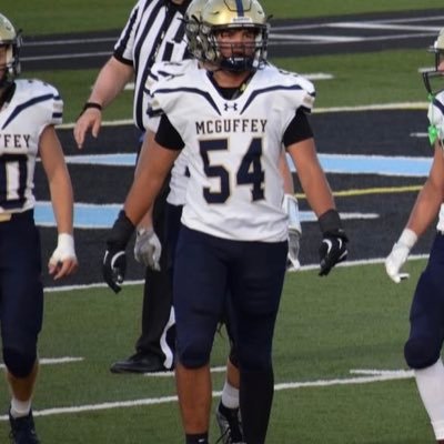 Class of 2028 | 6’2 225 DE/LT | 3.0 GPA | McGuffey High School, Claysville PA | 425 Deadlift | 225 Bench | 305 Squat | 75.5inch wingspan