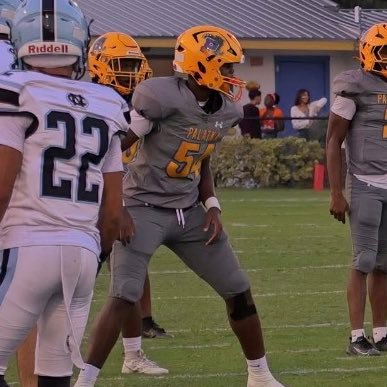 elicampbell54_'s profile picture. ‘27|GPA: 3.8|DE|6’3 ft and 210 lbs| Palatka High School|elicampbell2009@icloud.com|#54