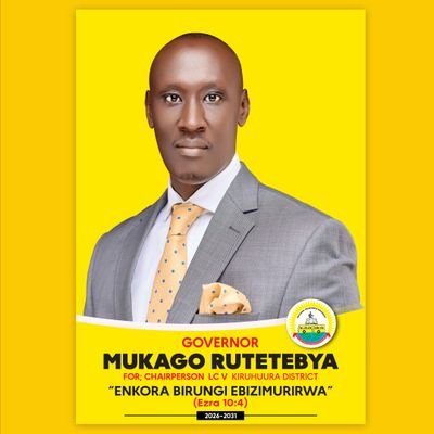 CHAIRMAN L.C 5 - KIRUHURA DISTRICT (Uganda).
official.
Likes are not endorsements.