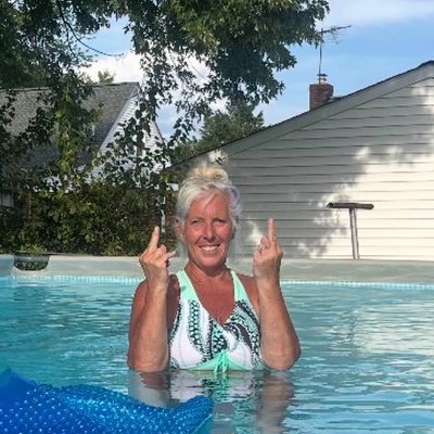 Rocking woman, loves to laugh, loves Axl and Lamar , still an excellent athlete.