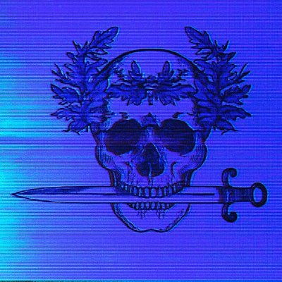 rebkage's profile picture. "A dagger between our teeth..." 🏴