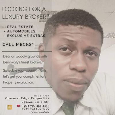 ...your luxury connoisseur — Real Estate, Automobiles, & Exclusive extras (Declutter items). Benin-city, and across. The Elder comforts.
🇳🇬🌸🏵️🪙🌼🧙🏽♂️✨✨
