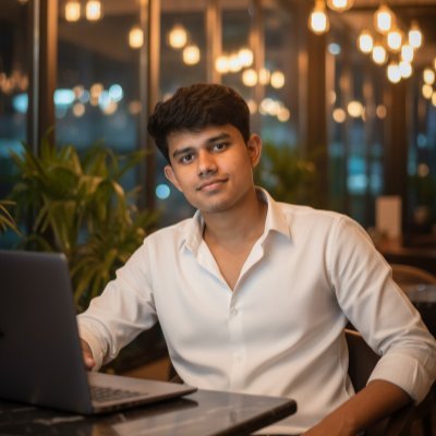 A_d_a_r_s_h_25's profile picture. Web & AI Dev | MSc CS Graduate | Built AI Fitness Game (TensorFlow.js) + CollabBoard Projects | React · Node · MongoDB | Sharing projects in public 🚀