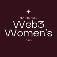 National Web3 Women’s Day™ (@web3womensday) 's Twitter Profile Photo