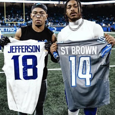 george pickens and amon ra st brown day 1 believer #RavensFlock