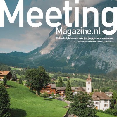 Meeting Magazine.nl Het crossmediale vakblad voor de MICE-branche. Dit magazine wordt uitgegeven door de Van Munster Media Groep.