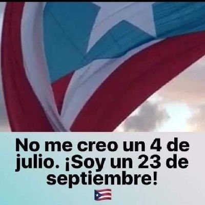 Que viva PR libre! 🇵🇷 Cagüeña, mal hablá, despistá y malcriá. Amo la playa, el café y la música 🤪 Que empiece la jodienda!