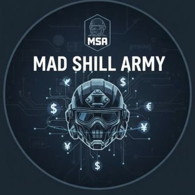 MAD_SHILL_ARMY1's profile picture. MAD SHILL ARMY where you find professional organic shillers, hypemen,mods, Building #BSC #ETH  #SOL #BASE #XRP Dm for collaboration