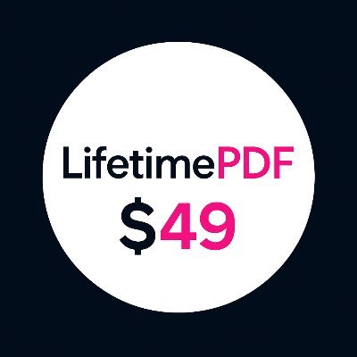 LifetimePDF's profile picture. ⚡ All-in-One PDF Tools → Merge, Split, Convert, Rotate & More.
💎 Lifetime access.
🚀 Pay once. Use forever.