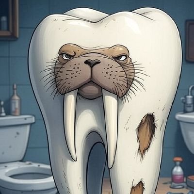 One of the fallen out teeth of UFO Shane