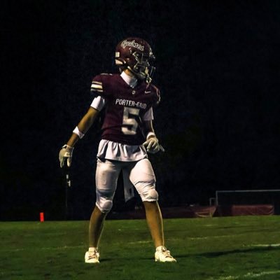 5'10 145 lb | C/O 2027 Sophomore | WR/SP | HS: Porter-Gaud High School (SC)| 4.8 GPA | @g7football 7v7 | HC @Coach_Neighbors |