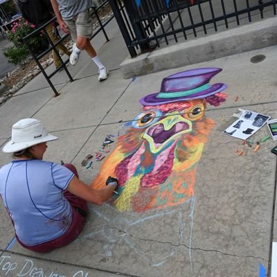 This is not a pipe.-René Magritte;
I paint, draw, create chalk murals, and hide rocks that look back at you.
Home Base: Aurora, CO
